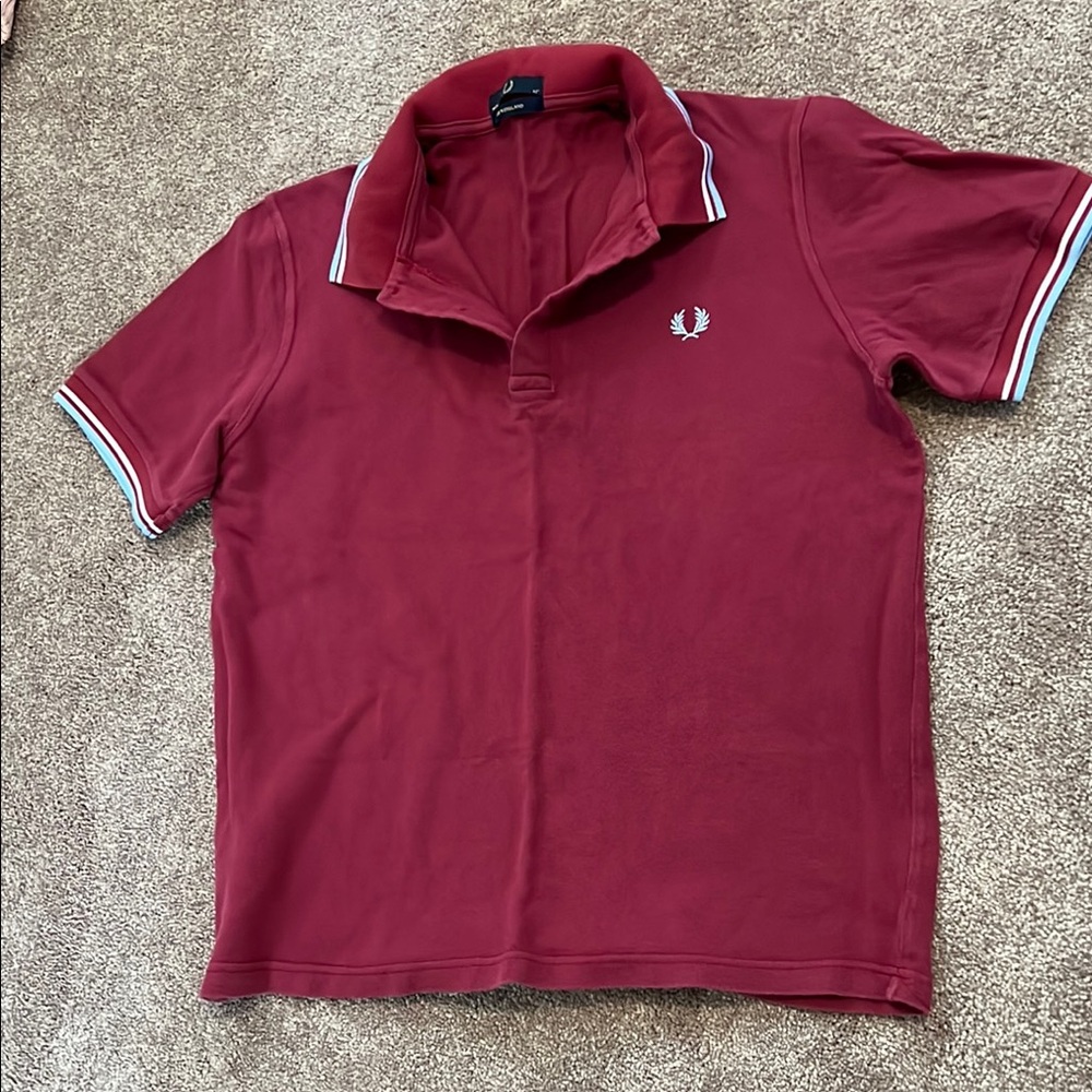 Fred Perry Men's Red Polo Shirt